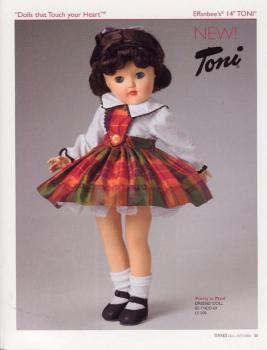 Effanbee - Toni - Pretty in Plaid - кукла